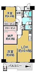 間取図画像 2SLDK