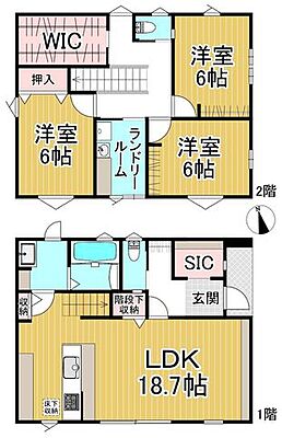 間取り 木津川市加茂町里西鳥口　戸建