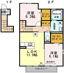 物件の間取り