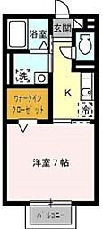 間取図画像 1K