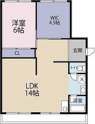 グリーンプラザ1 1SLDKの間取図画像