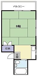 ピュアハイツ 1Kの間取図画像