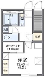 レオパレスゆめ 1Kの間取図画像