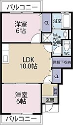ヨーロピアンシャレー芝B棟 202