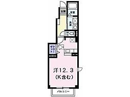 ラ・ヴェール ワンルームの間取図画像