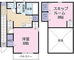 ココカラハウス川内2A 1SKの間取図画像