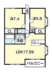 物件の間取り