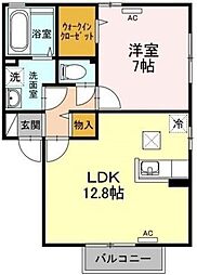 間取図画像 1LDK