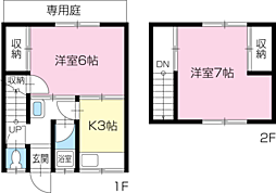 カーサ・ド・法花 2Kの間取図画像