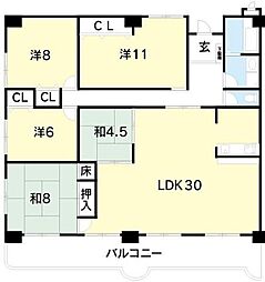 間取図画像 5LDK