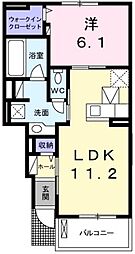 間取図画像 1LDK