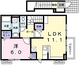 ジョイハウス 1LDKの間取図画像
