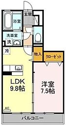 間取図画像 1LDK