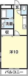 間取図画像 1K