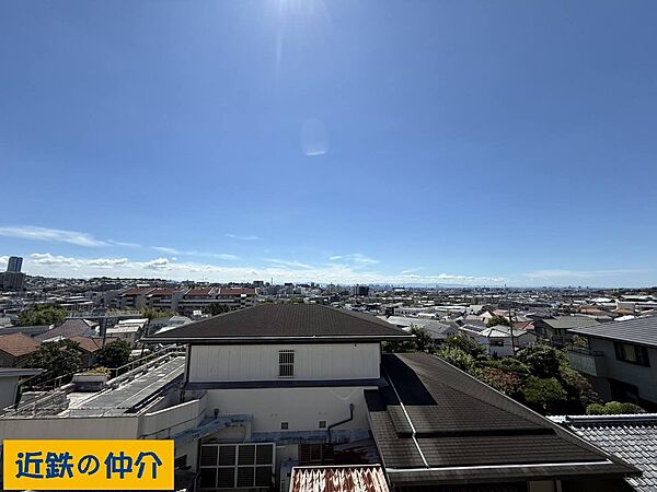 大阪市内まで一望