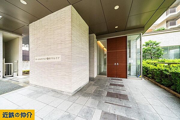 大きな庇とフラットな動線の入口。雨の日も濡れにくく、出入りが快適。