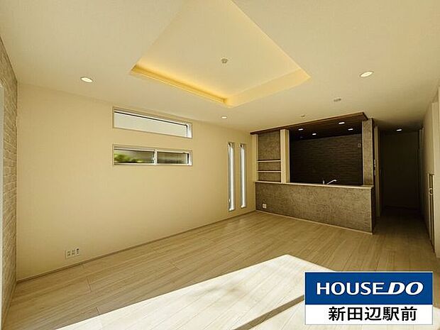 家族の集まる場所だから、明るく、快適に。2面採光で日当たり、風通し良好。