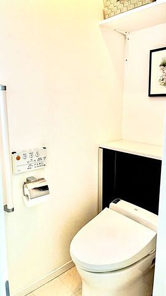 1階と2階に1つずつトイレが設置されています。