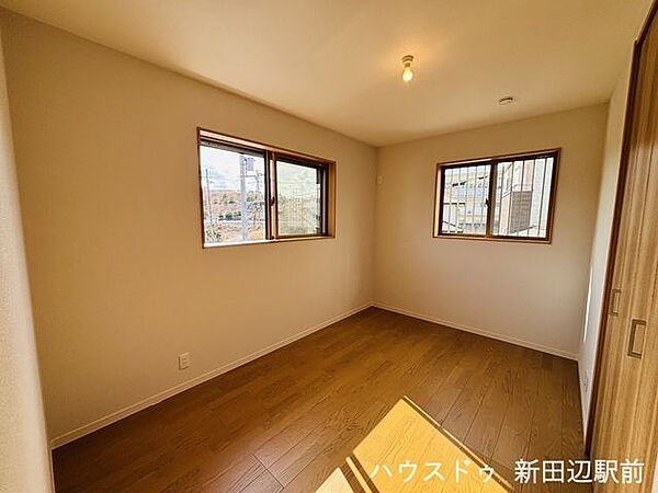 成長しても使えるお部屋。勉強やお友達の訪問の際もお部屋があると嬉しいですね。