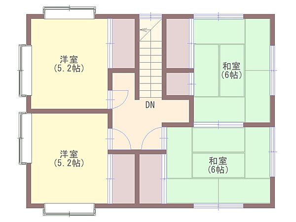 2階間取図