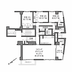 間取図画像 4LDK