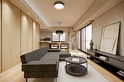 ヴィラージュ南青山 2LDKのリビング/ダイニング