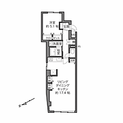 間取図画像 1LDK