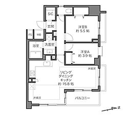アーバンパレス参宮橋 2LDKの間取図画像