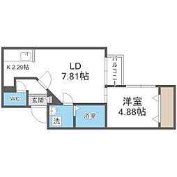 ディスティーノレジデンシア715 2階
