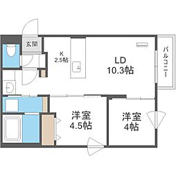 カームヒルズ西岡 4階