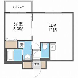 Ｃｌａｓｓ．Ｎ 2階1LDKの間取り