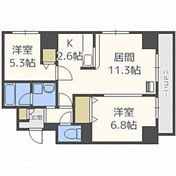 ヴァンクール南円山 6階/-