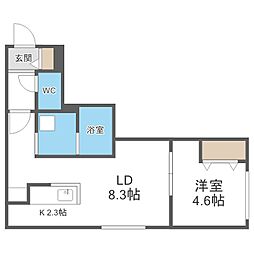 ＡＳＴＥＲ　ＳＯＬＡＮＡ 3階1LDKの間取り