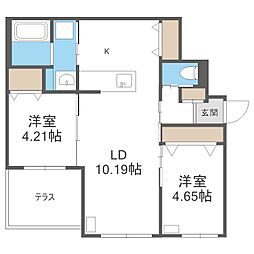 URBAN FLATS 中の島 1階