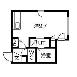 間取図画像 ワンルーム