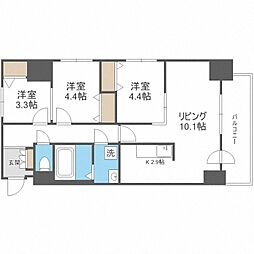 コートロティS15 3階/-