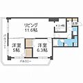 PRIMEURBAN札幌リバーフロント2階9.8万円