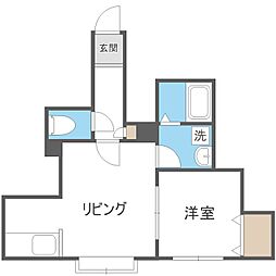 ファーストステージ 1LDKの間取図画像