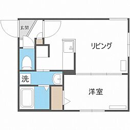 ラフィーネ月寒中央通 1階/-
