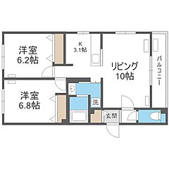 物件の間取り