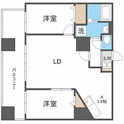 グランカーサ北3条 2階