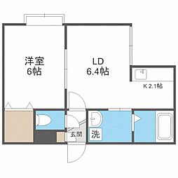セレジェイラ 1LDKの間取図画像