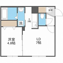 LUNA CLARIS菊水 2階/-