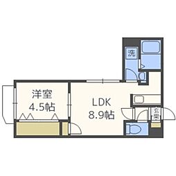 PREZIOSA 1LDKの間取図画像