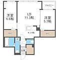 ミュンヘンスクエア1番館3階8.4万円