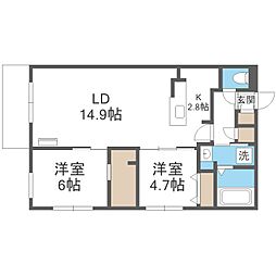 オリヴィオ南15西8 2階