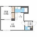 レクスベイル発寒3階5.5万円