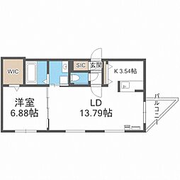 シャトーライフ中島公園1 2階