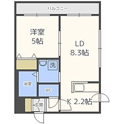 999発寒SV 1LDKの間取図画像