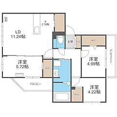 物件の間取り
